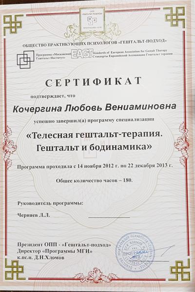 Московский Гештальт Институт Телесная психотерапия. Бодинамика 2012-2013