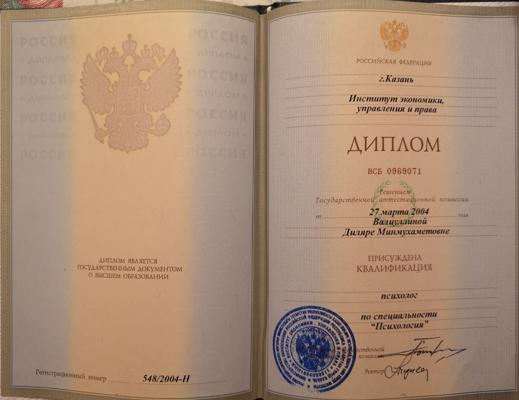 Казанский институт управления, экономики и права психолог 2004