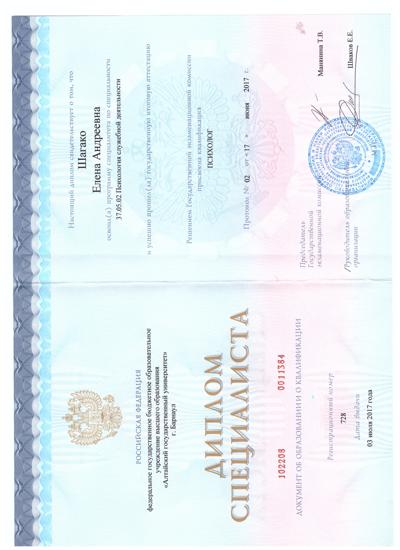 Алтайский государственный университет Психология служебной деятельности 2012-2017